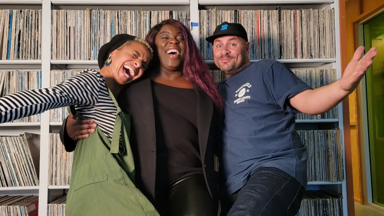 Yola hangs out with Novena and Anthony at KCRW.