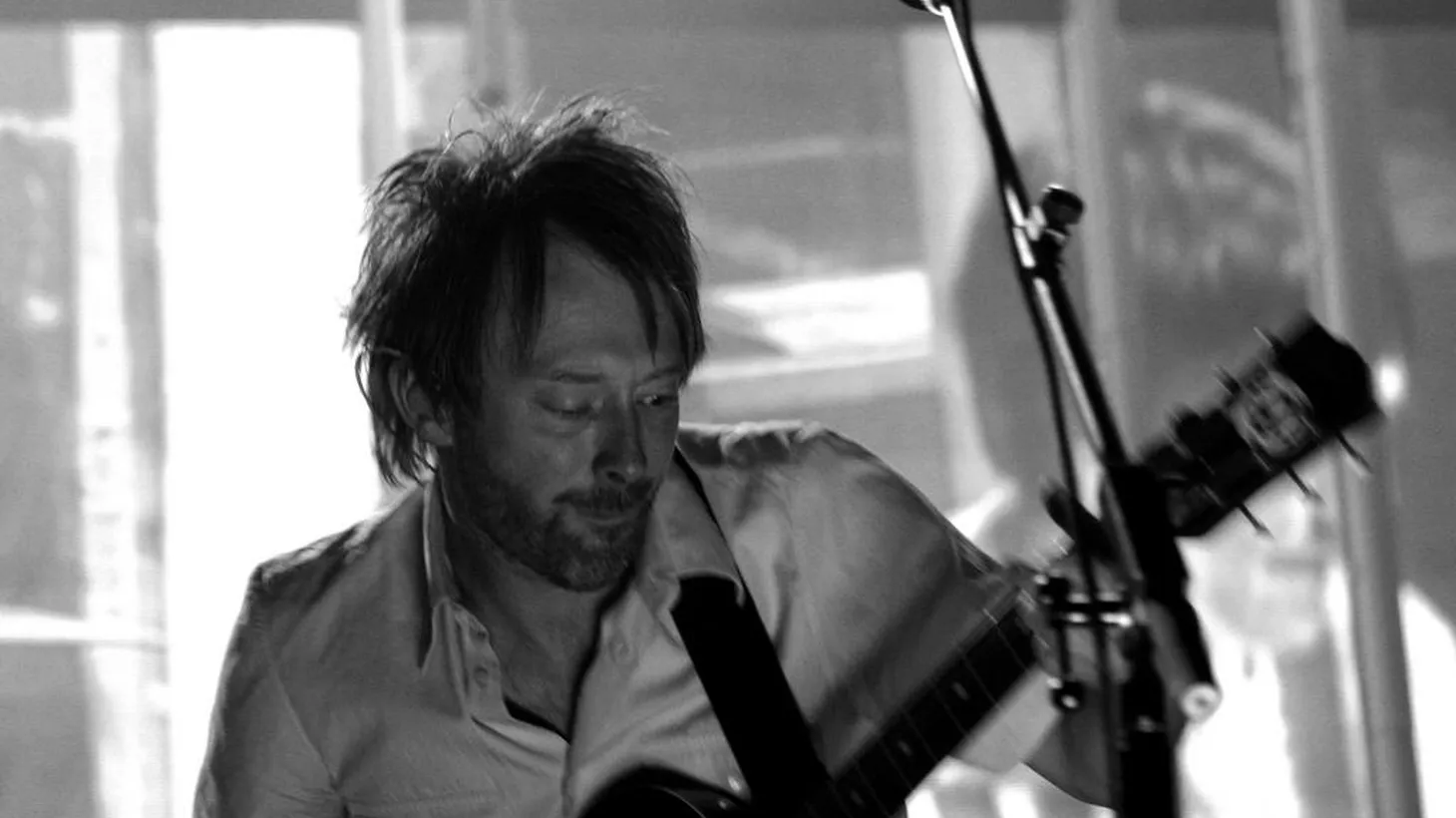 Thom Yorke and Jonny Greenwood of Radiohead join host Chris Douridas for a live performance and interview.