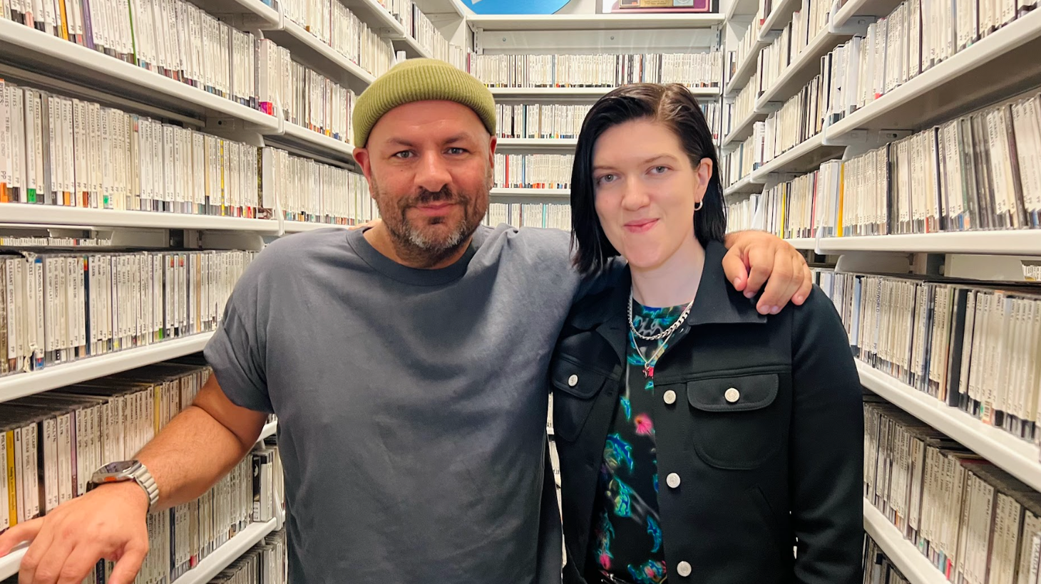 Anthony Valadez and Romy Madley Croft channel their inner music librarians.