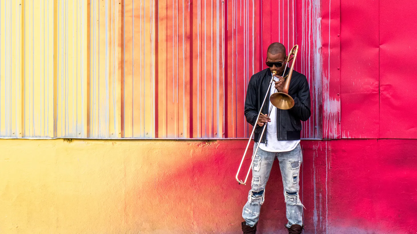 New Orleans native Trombone Shorty (aka Troy Andrews) has been playing in brass band parades since he was a kid.