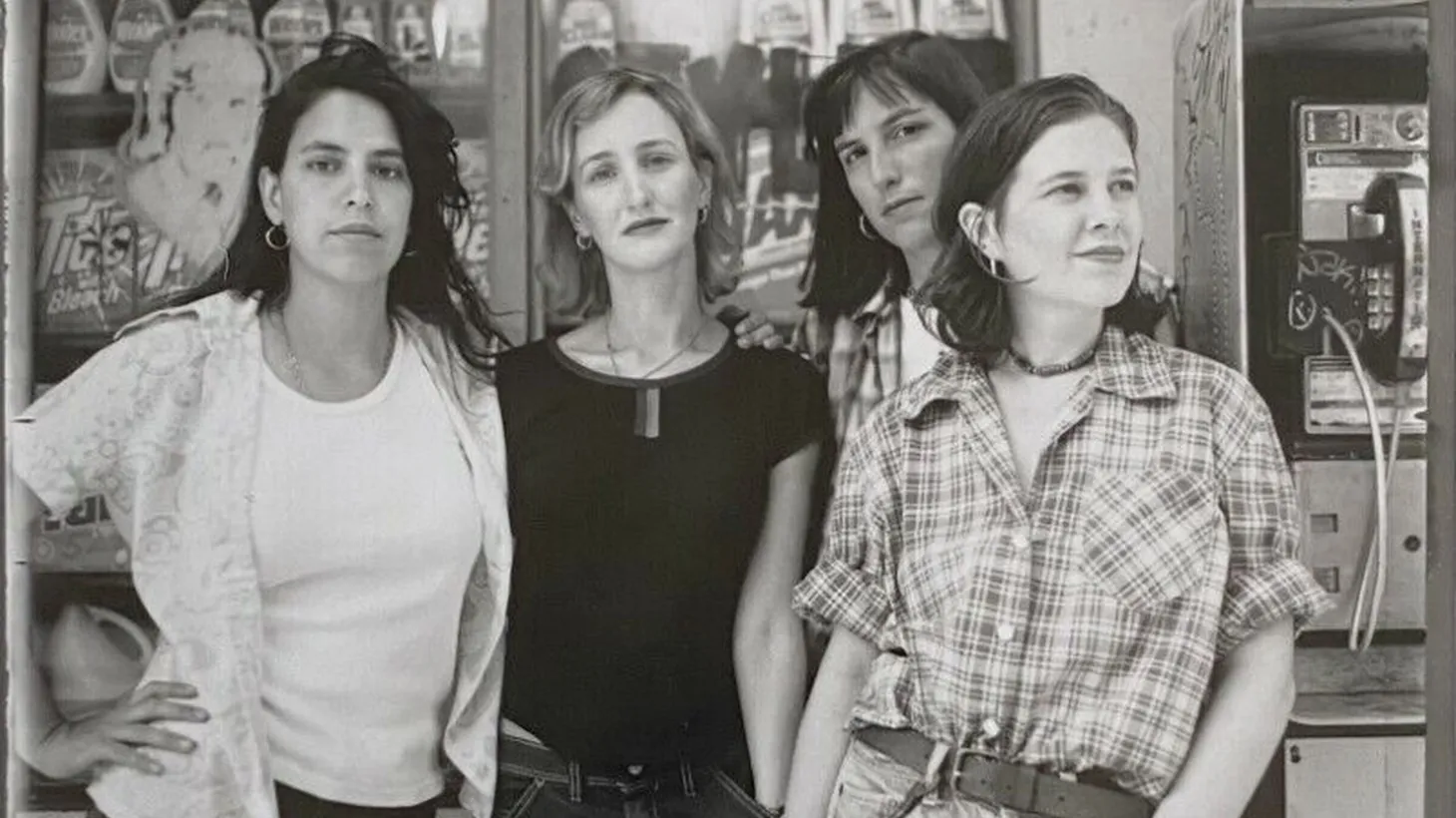 Luscious Jackson in 1994 with Vivian Trimble (second left). Credit: Photo by Danny Clinch.