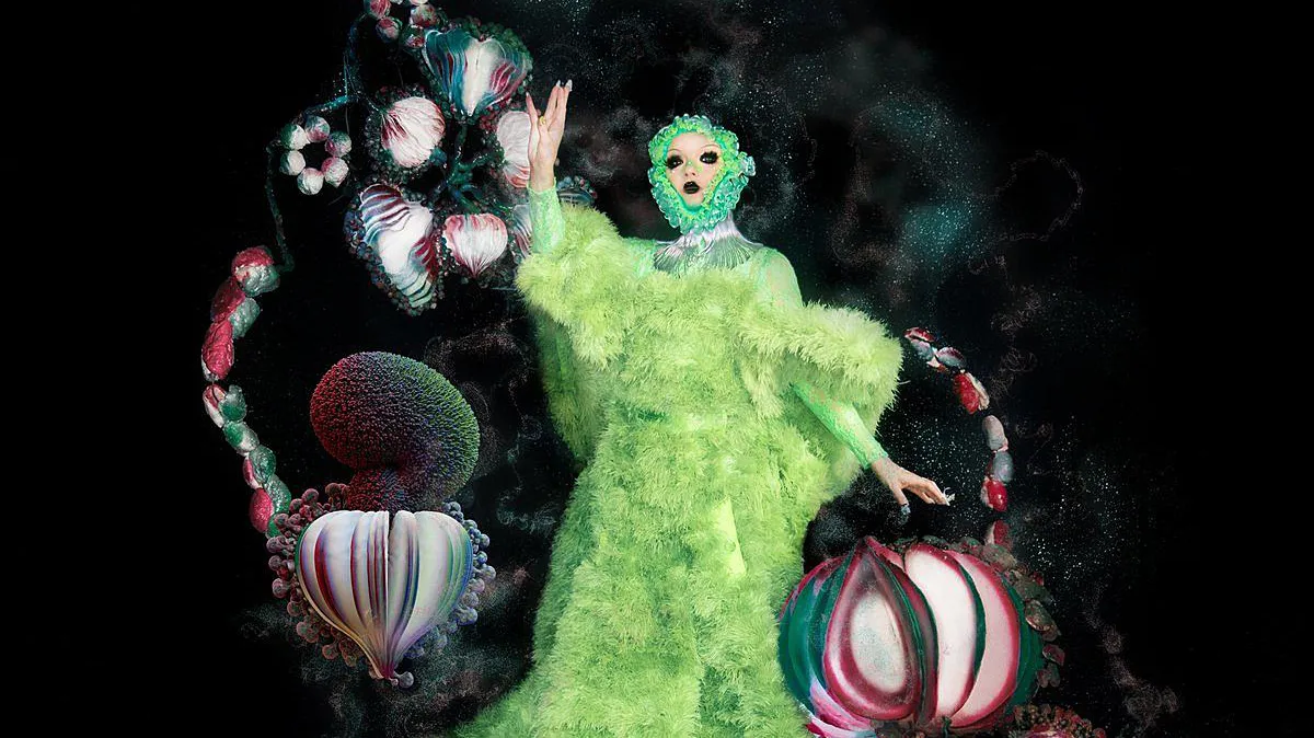A contender/titan on KCRW’s Top 30 for several weeks is none other than Icelandic diva Björk, capable of melting snowcaps with her otherworldly, mellifluous songs, winding lyrics, and imaginative costumes.