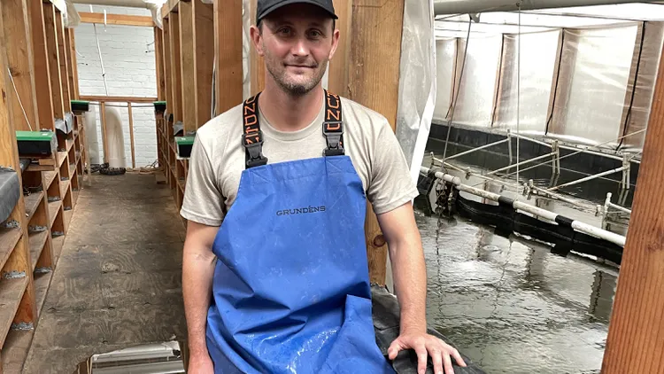 TransparentSea Farm in Downey produces nearly 1 million shrimp a year. That’s great for some of LA’s top seafood restaurants, but how do the prawns feel?
