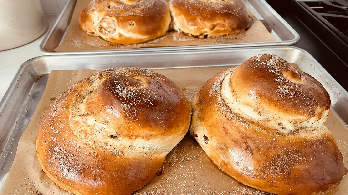 Baked T’Shuvah’s special apple cinnamon challah is ready for High Holy days.