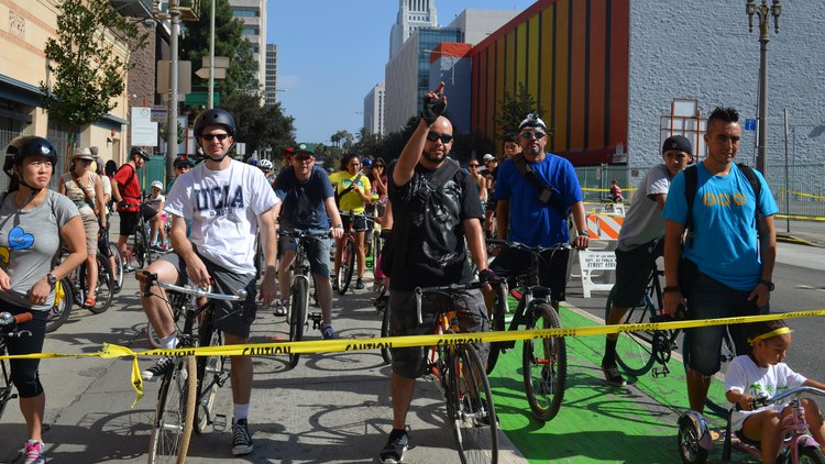 This Sunday, CicLAvia will close seven miles of roads to cars. The route goes through Echo Park, Chinatown, Little Tokyo, and Boyle Heights.