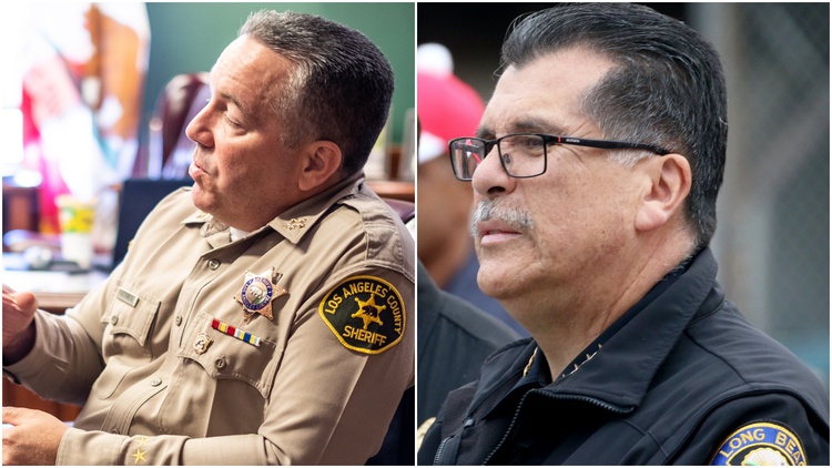 LA County Sheriff Alex Villanueva faces a different political landscape than he did four years ago — and a strong opponent in former Long Beach PD Chief Robert Luna.