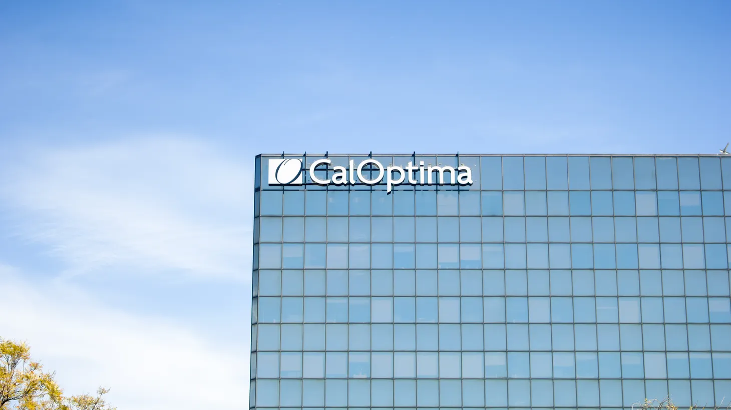 A CalOptima building is seen in Garden Grove, California.