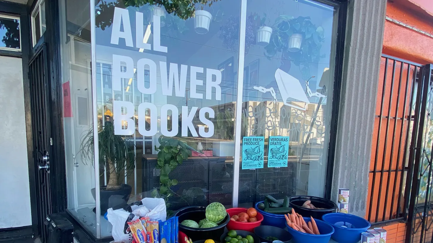 All Power Books offers the community more than just books — a community fridge is a big draw for neighbors.