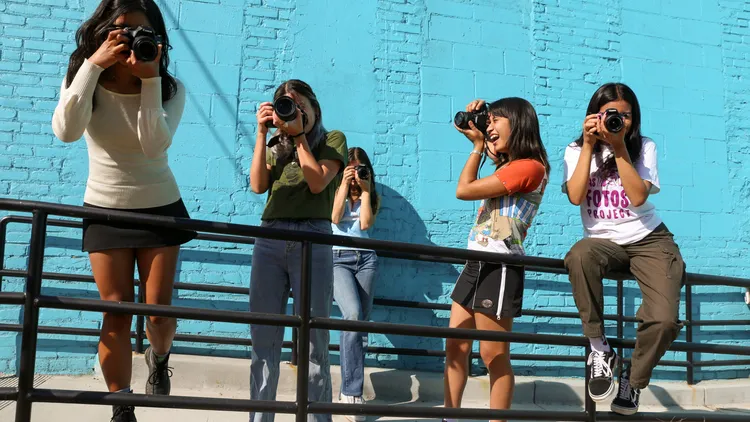 Not just selfies — young women, gender-expansive youth learn photography craft