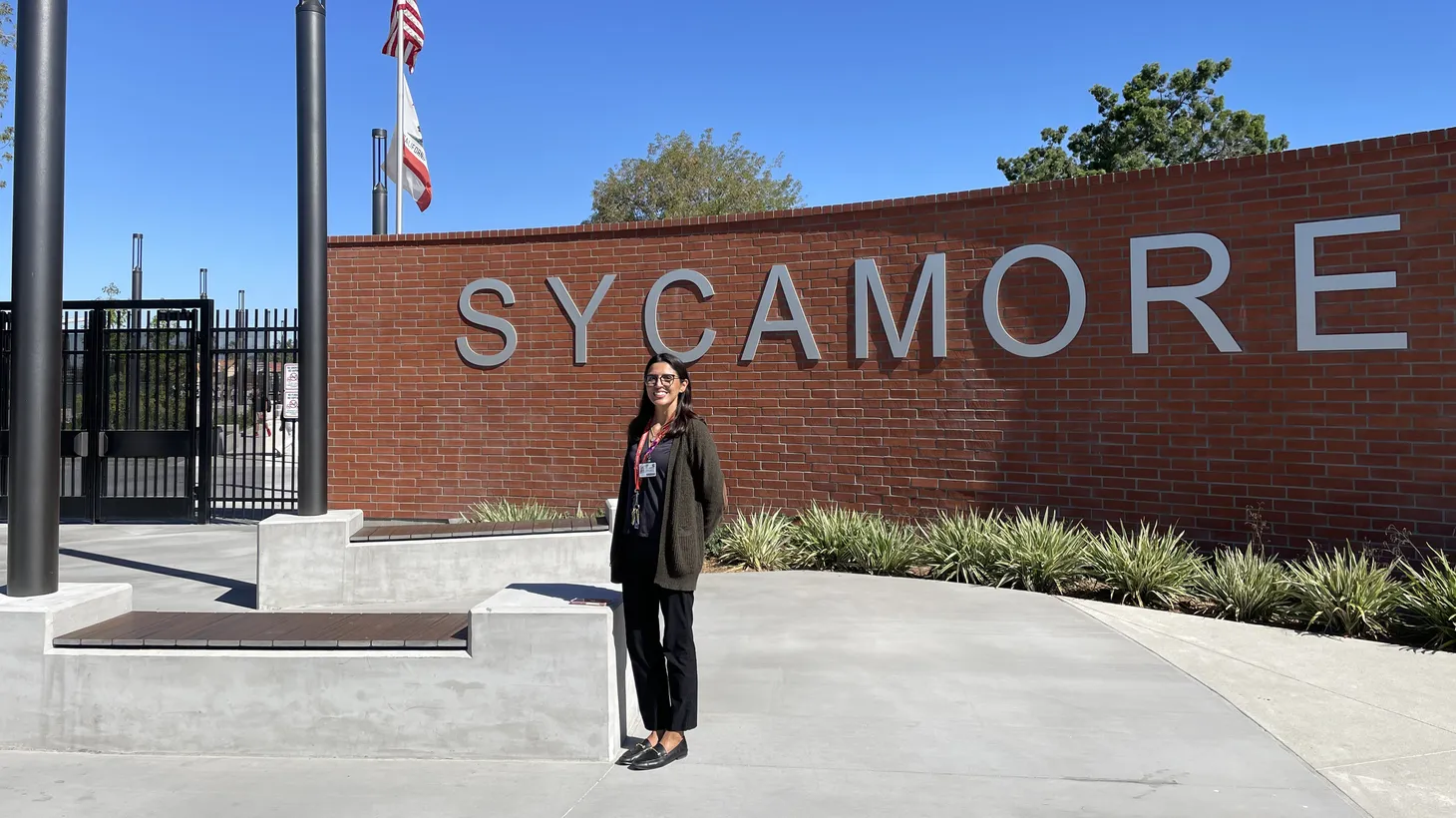Araceli Huerta, community school coordinator at Sycamore Junior High School, aims to understand students’ lives outside of academia in order to help them achieve more.