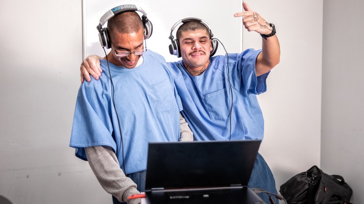 Give a Beat is a nonprofit that trains incarcerated and formerly incarcerated people to be DJs and engineers in the music industry. Co-founder Lauren Segal talks about their programs.