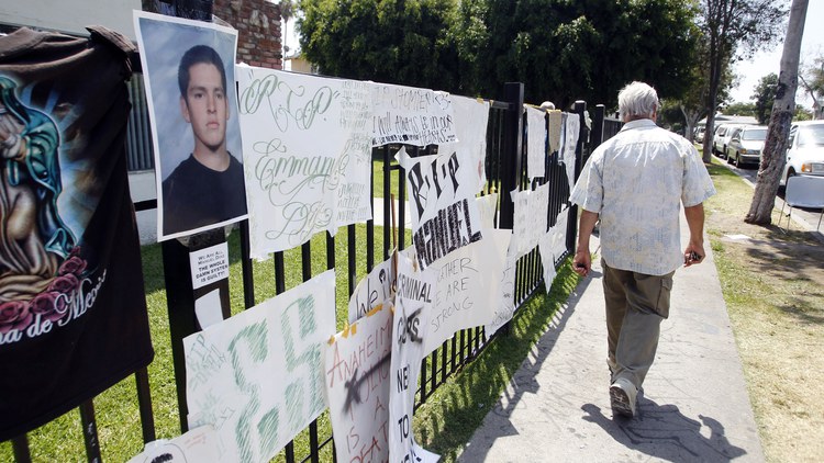 Police officers shot and killed two young men, Manuel Diaz and Joel Acevedo, in Anaheim 10 years ago, which led to big protests in Orange County.