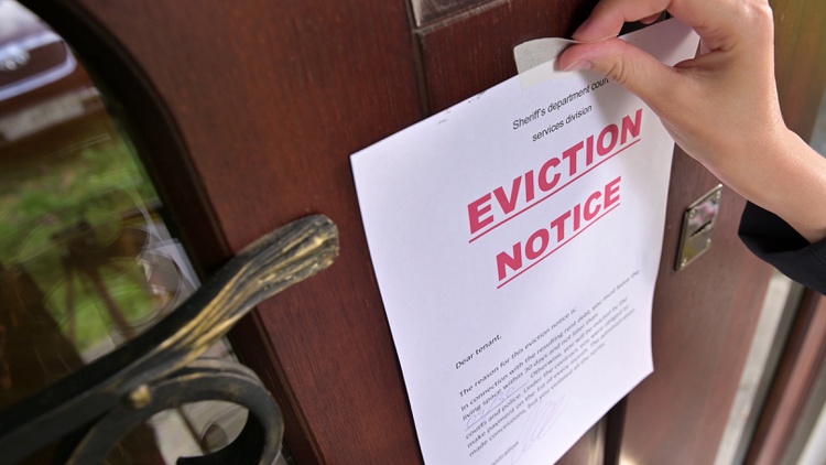 With eviction cases on the rise, LA City Council is weighing a law that would guarantee legal representation for those fighting to stay housed.