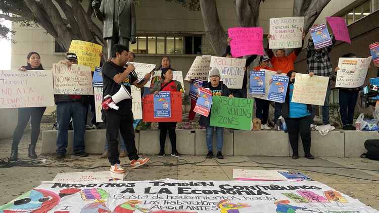 LA street vendors fight for legal access to busiest spots in town