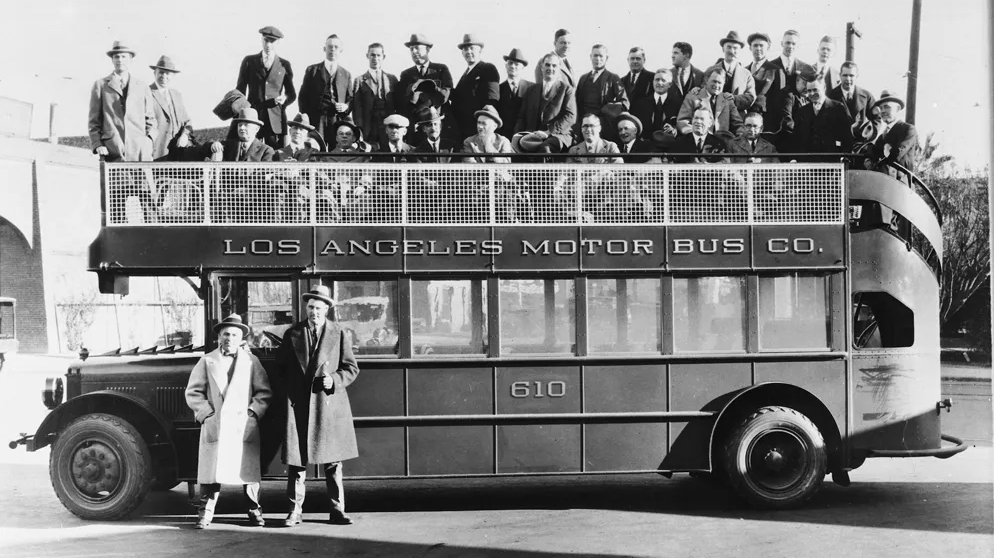 LA’s first bus route opened 100 years ago to much fanfare.