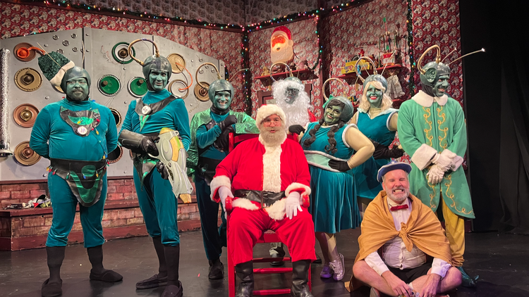 Year after year, a Fullerton theater sells out a camped-up comedy about Santa Claus on Mars. The stage show is based on a 1964 B-movie.