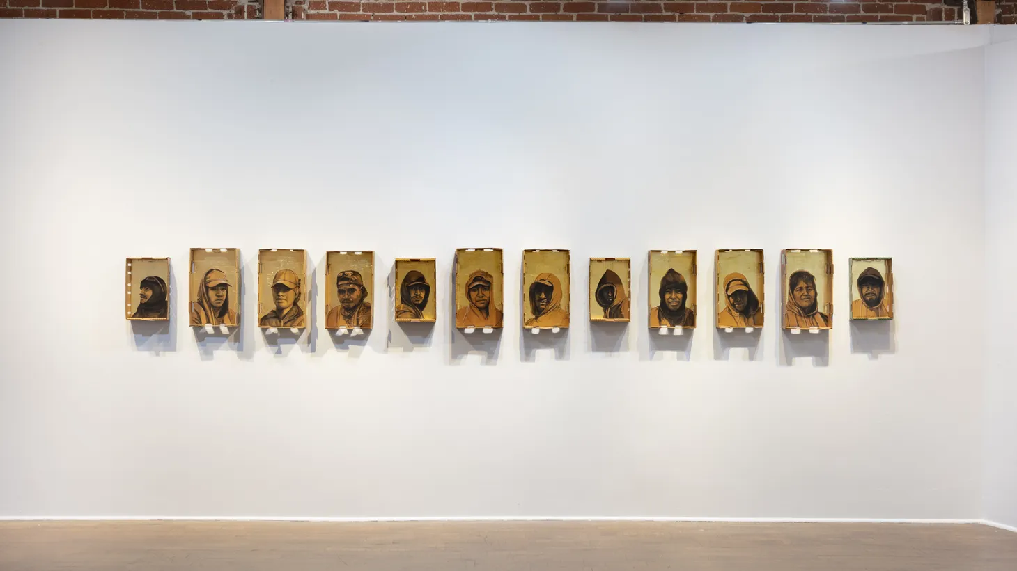 Artist Narsiso Martinez uses a series of portraits of farm workers to talk about the agriculture industry. His work is part of the exhibit called "Many” at Craft Contemporary.
