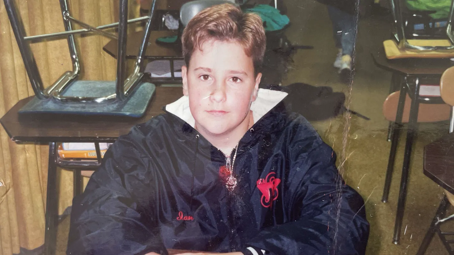 “When I was young years ago, being queer was a diagnosis and you could be segregated and separated from ‘normal kids.’ And that is a huge problem,” David Ambroz recalls of his early teen years in foster care.