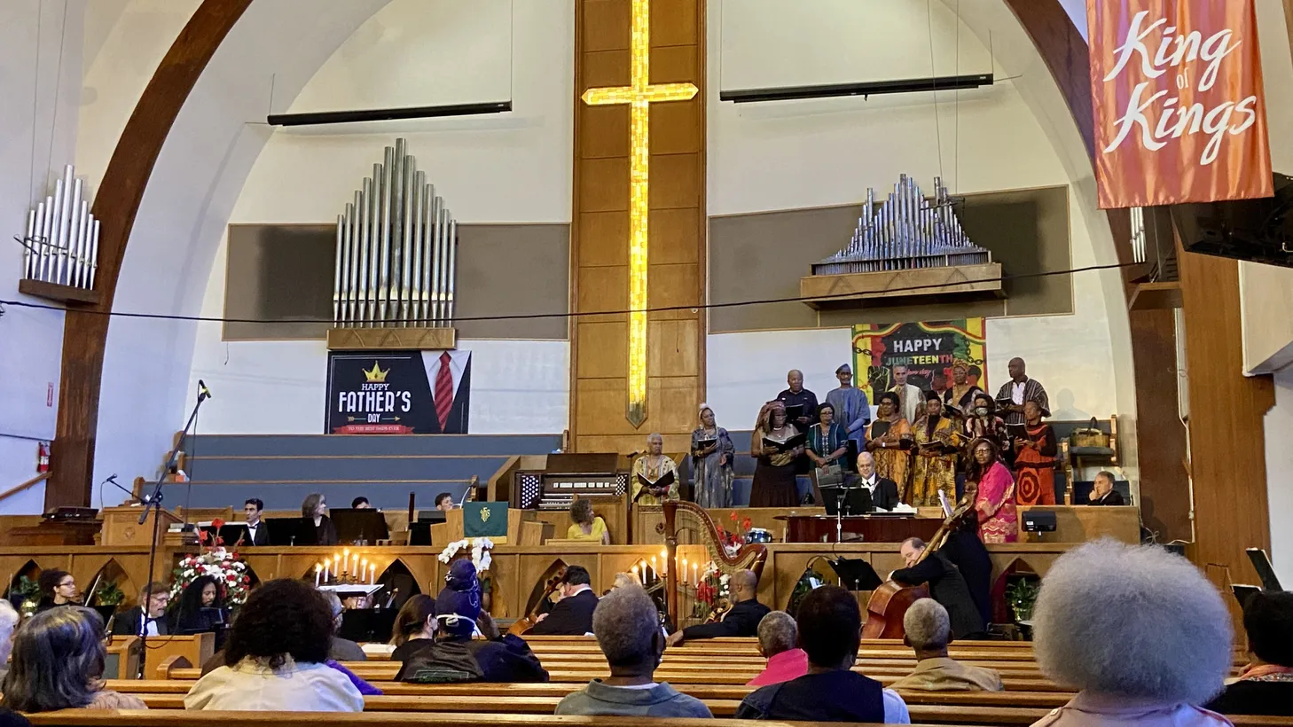 The Afro-American Chamber Music Society performs “The Cape Coast Castle Symphony” on June 11 at the Grant AME Church in Crenshaw.