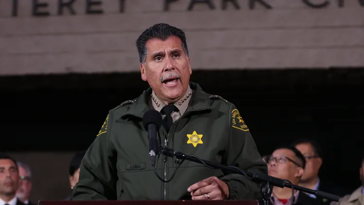 ‘We cannot do this alone’: LA sheriff vows an end to ‘us vs. them’ department mentality
