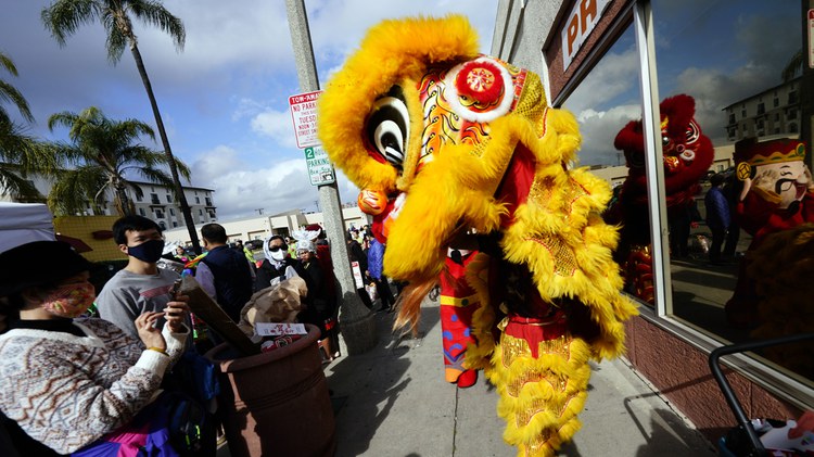One week after the Monterey Park mass shooting, community members gathered in Alhambra to commemorate Lunar New Year and honor those who lost their lives.