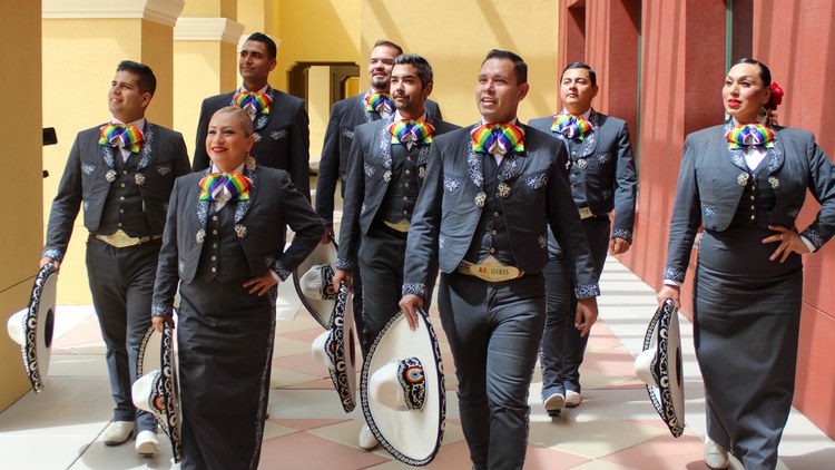 Mariachi Arcoiris is the first LGBTQ+ mariachi band in the world. Its founder talks about representing both the LGBTQ+ community and the Mexican community.