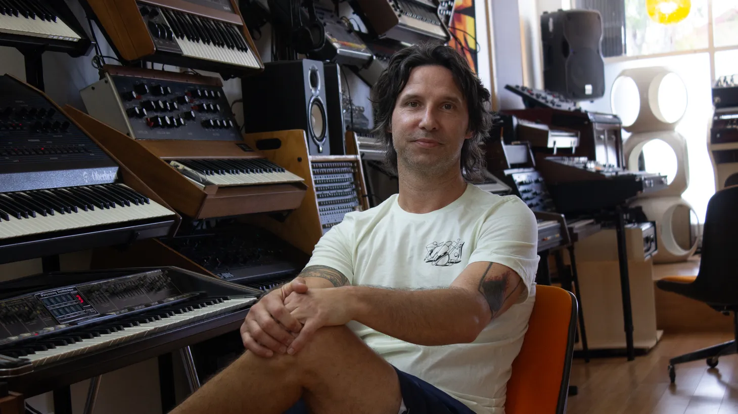 Lance Hill founded the Vintage Synthesizer Museum in 2013. It’s open for events and studio sessions.