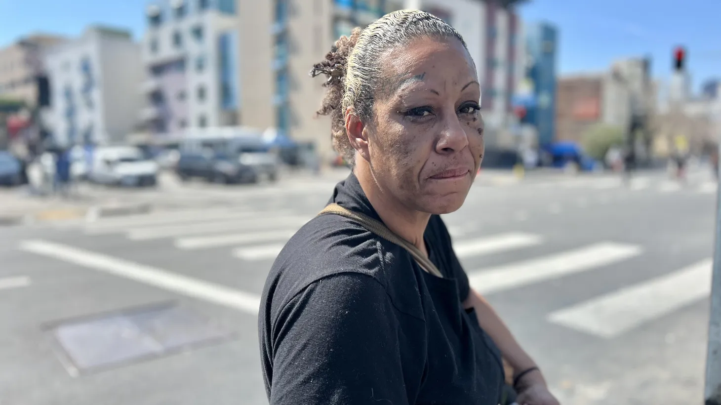 New CARE Courts would require treatment for some mentally ill people. Zenobia, who wouldn’t give her last name and says she lives on the streets and has been diagnosed with psychosis, supports the program.