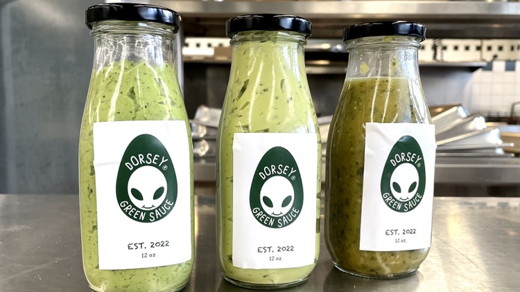 Students at Dorsey High School learn real-life business skills by creating and marketing an avocado-based sauce. Sales are strong. Maybe it’s the avocado-pit alien logo?