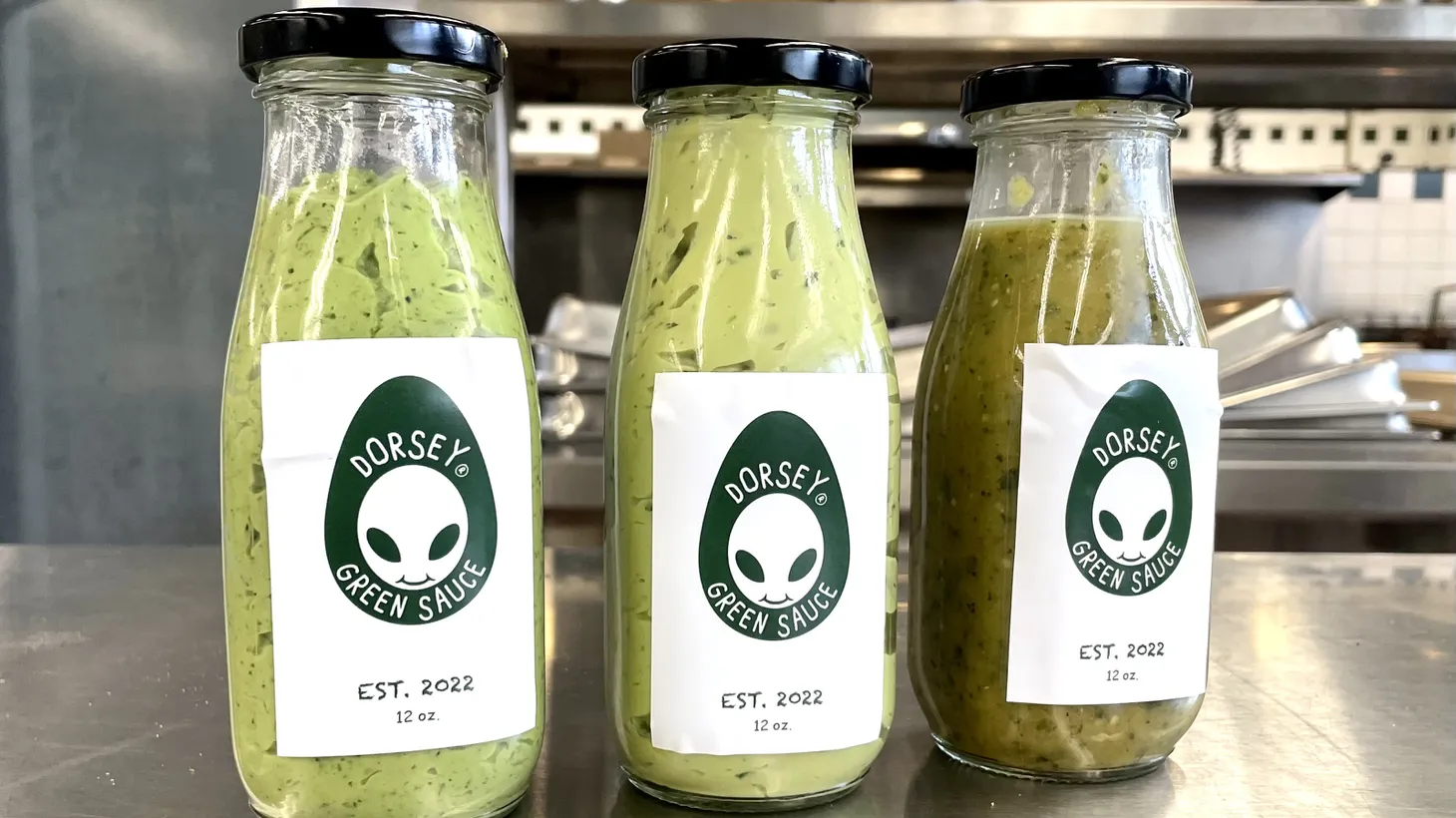 Students at LAUSD’s Dorsey High School make this avocado sauce to sell as part of a business elective.