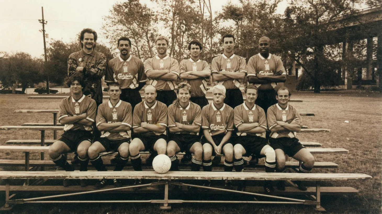 Hollywood United poses for a photo during their unbeaten season.