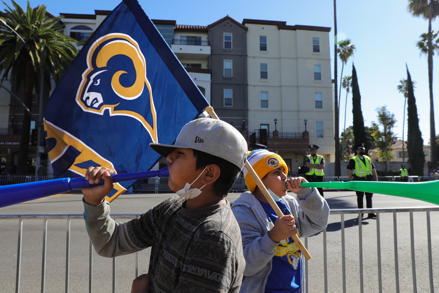 L.A. Rams Super Bowl championship parade and rally 