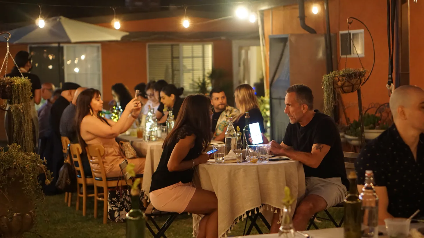 Backyard restaurant Campo é Carbon sets up twice a month in La Puente.