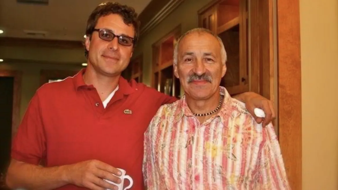 Dimitry Granovsky appears with his father Klim in 2012.