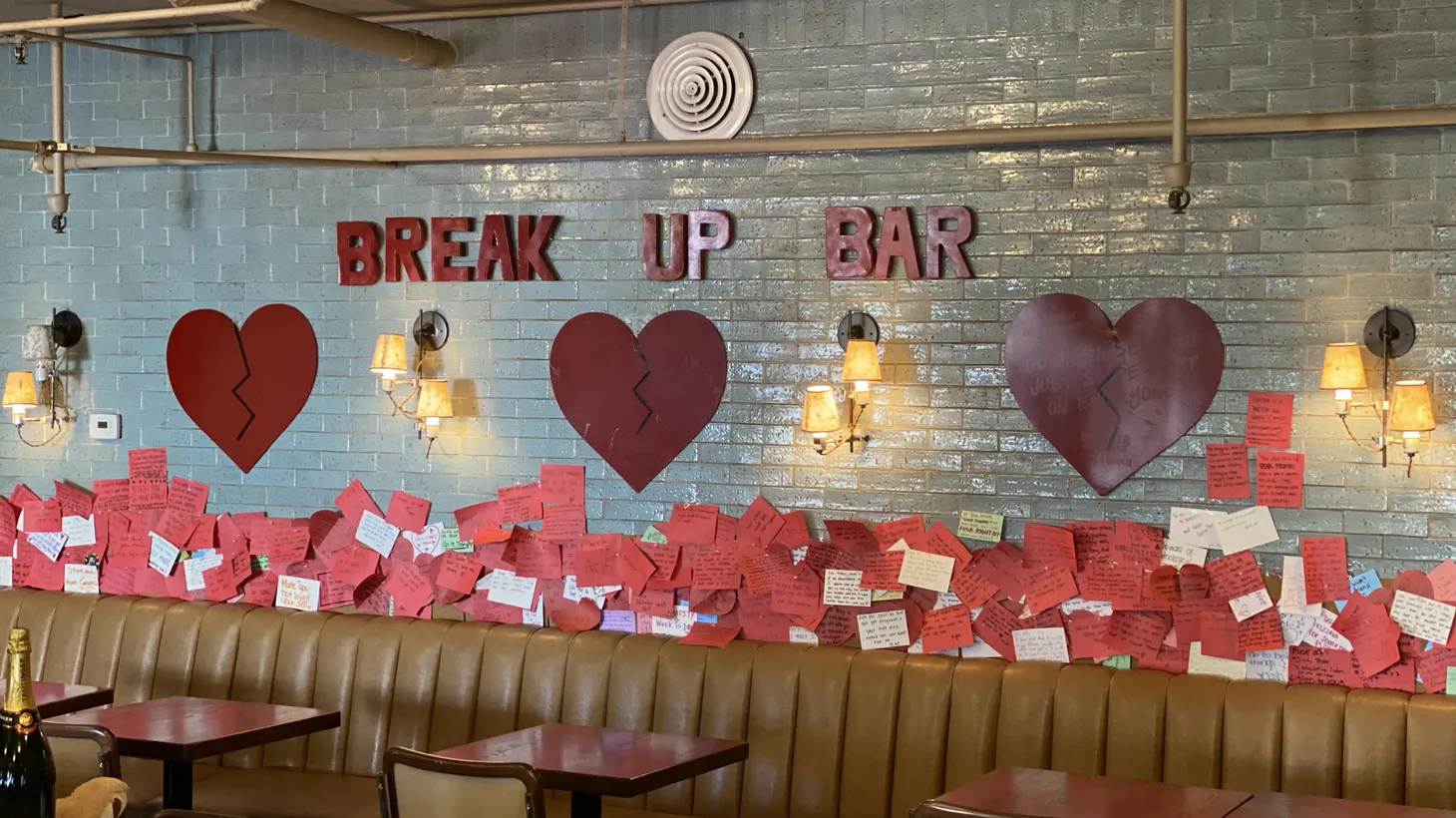 Immersive pop-up The Break Up bar caters to Angelenos in need of a place to vent after parting ways with a lover.