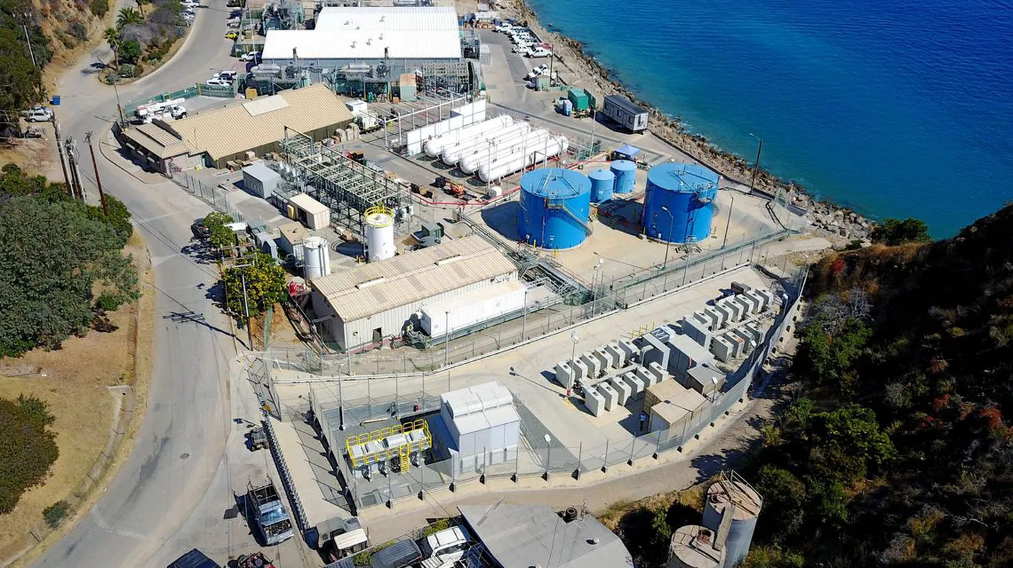 The desalination plants on Catalina Island produce 40% of the island’s drinking water.