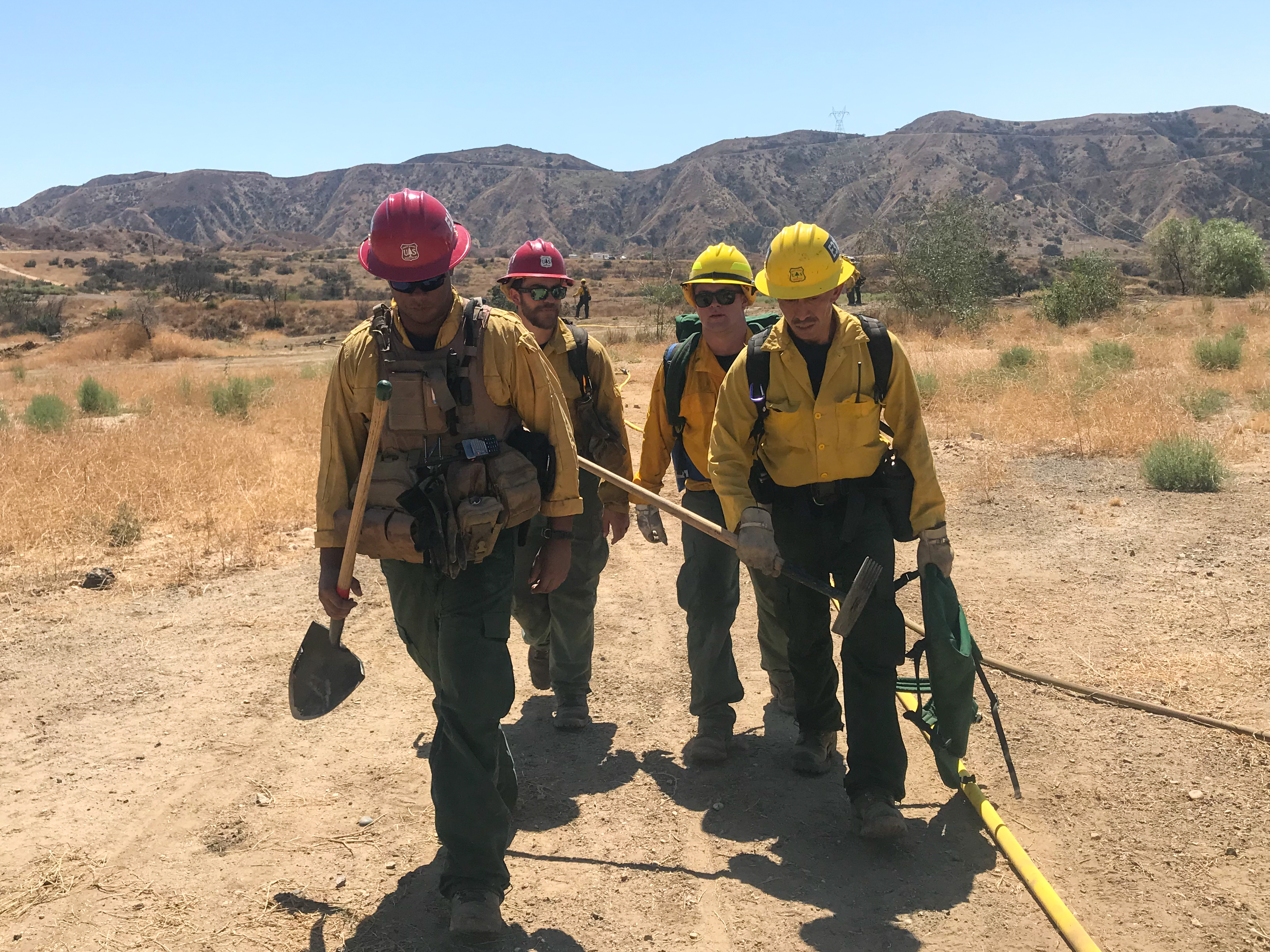 Hot Shot Wildland Fire Crew California Fuego Tech Rangers 76 Angeles Natl Forest 