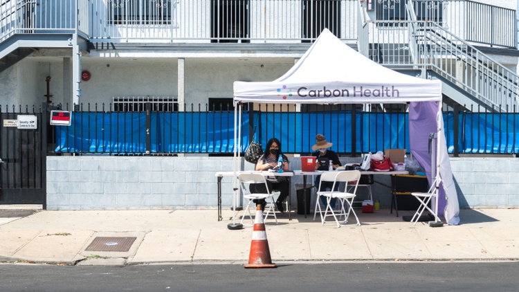 Across Los Angeles County, few people are showing up at COVID vaccination drives even though nearly 2 million residents remain unvaccinated.