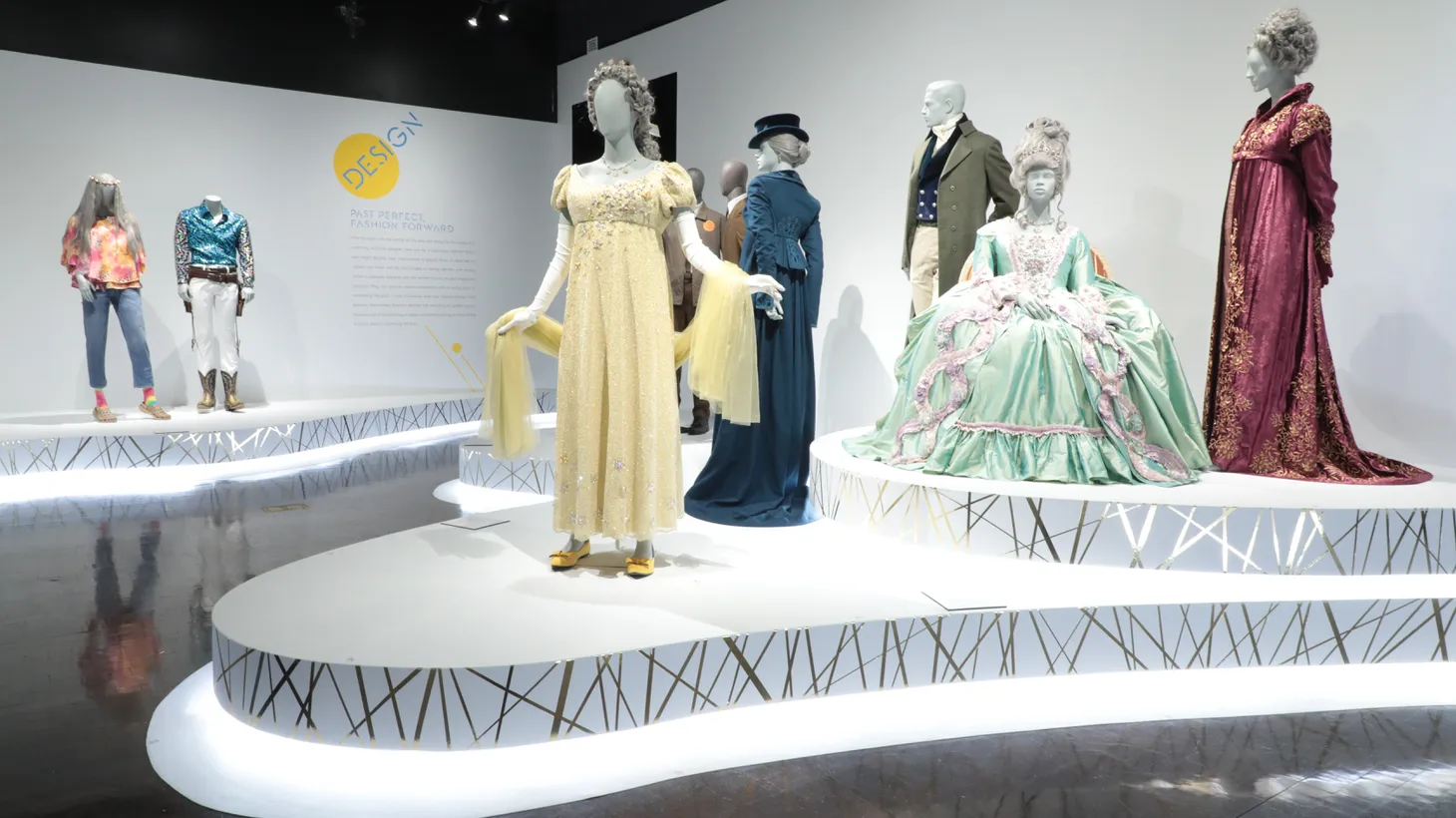 More than 20 Emmy Award-nominated shows, including Netflix’s “Bridgerton” and HBO’s “Euphoria,” are featured in this year’s “Art of Costume Design in Television” exhibit at the FIDM Museum.