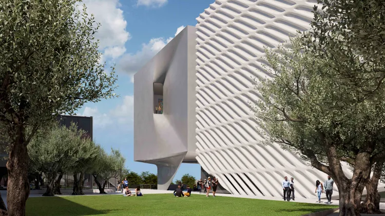 Expansions of The Broad museum and the Colburn School represent investments in the arts on Grand Ave. Neither design is oriented toward drivers or parking.