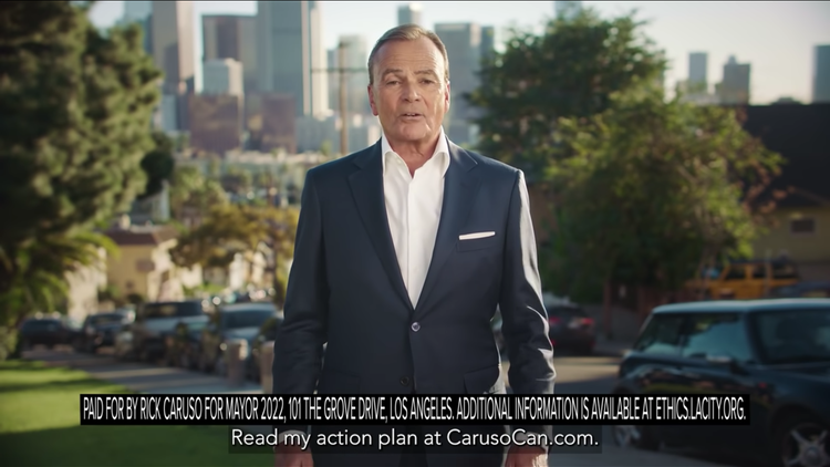 Los Angeles mayoral candidates Karen Bass and Rick Caruso launch TV and internet ad blitz to emerge as frontrunners in the mayoral race.