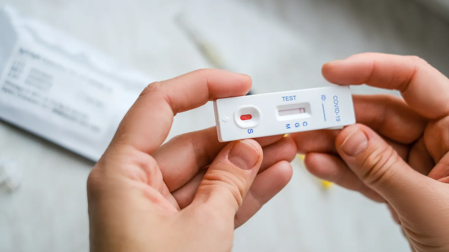 The Biden administration is sending four free at-home COVID-19 rapid tests per household.