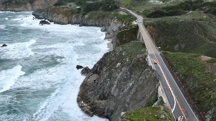 Decades of erosion and climate change constantly shut down Highway 1 through Big Sur. The damage is worsening as more intense storms hit the coast.