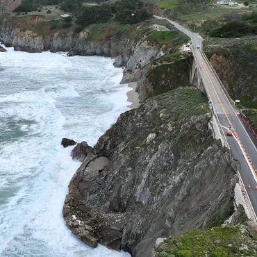 Decades of erosion and climate change constantly shut down Highway 1 through Big Sur. The damage is worsening as more intense storms hit the coast.