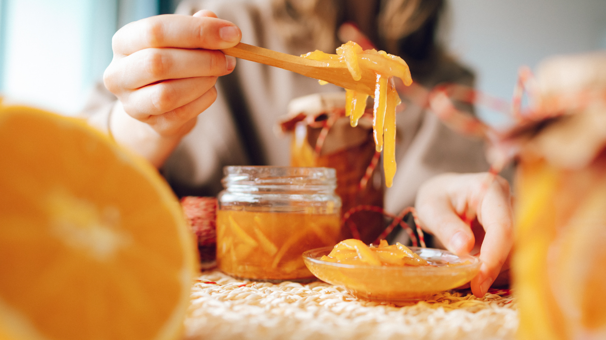 Marmalade preserves the essence of citrus.