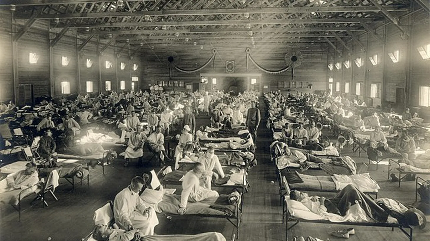 Some 700,000 Americans died due to the 1918 Spanish Flu.