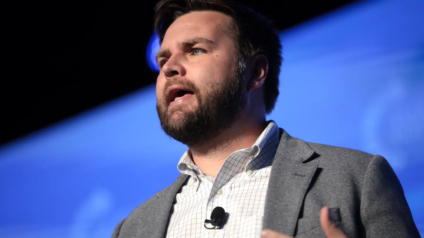 J.D. Vance speaks with attendees at the 2021 Southwest Regional Conference hosted by Turning Point USA at the Arizona Biltmore in Phoenix, Arizona.