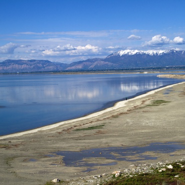 In the 1980s, the Great Salt Lake spanned more than 3,000 square miles. Now it sits at less than 1,000 square miles. Its soil contains toxic chemicals, including arsenic.