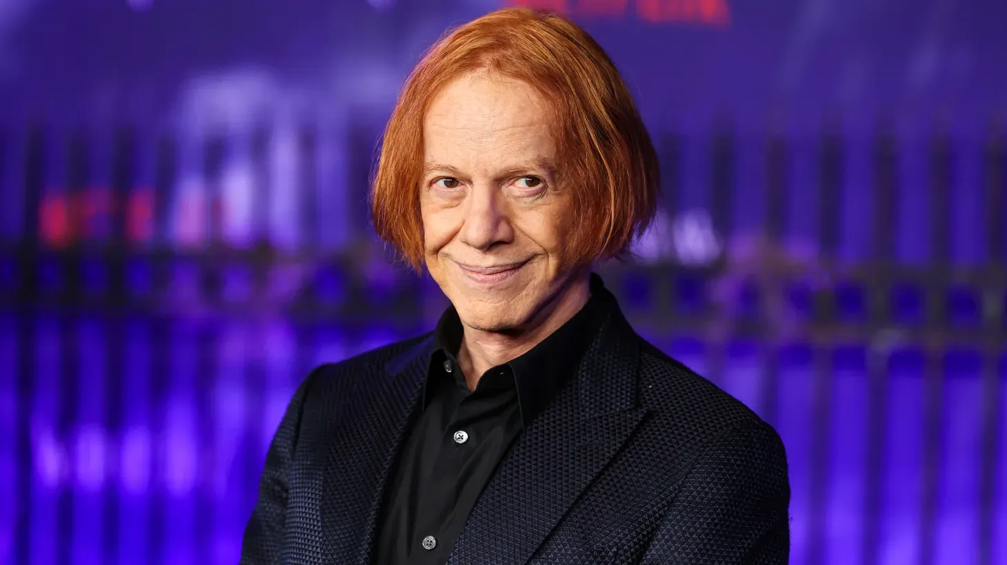 American film composer, singer, and songwriter Danny Elfman arrives at the world premiere of Netflix's “Wednesday” held at the Hollywood Legion Theater on November 16, 2022 in Los Angeles, California, United States.