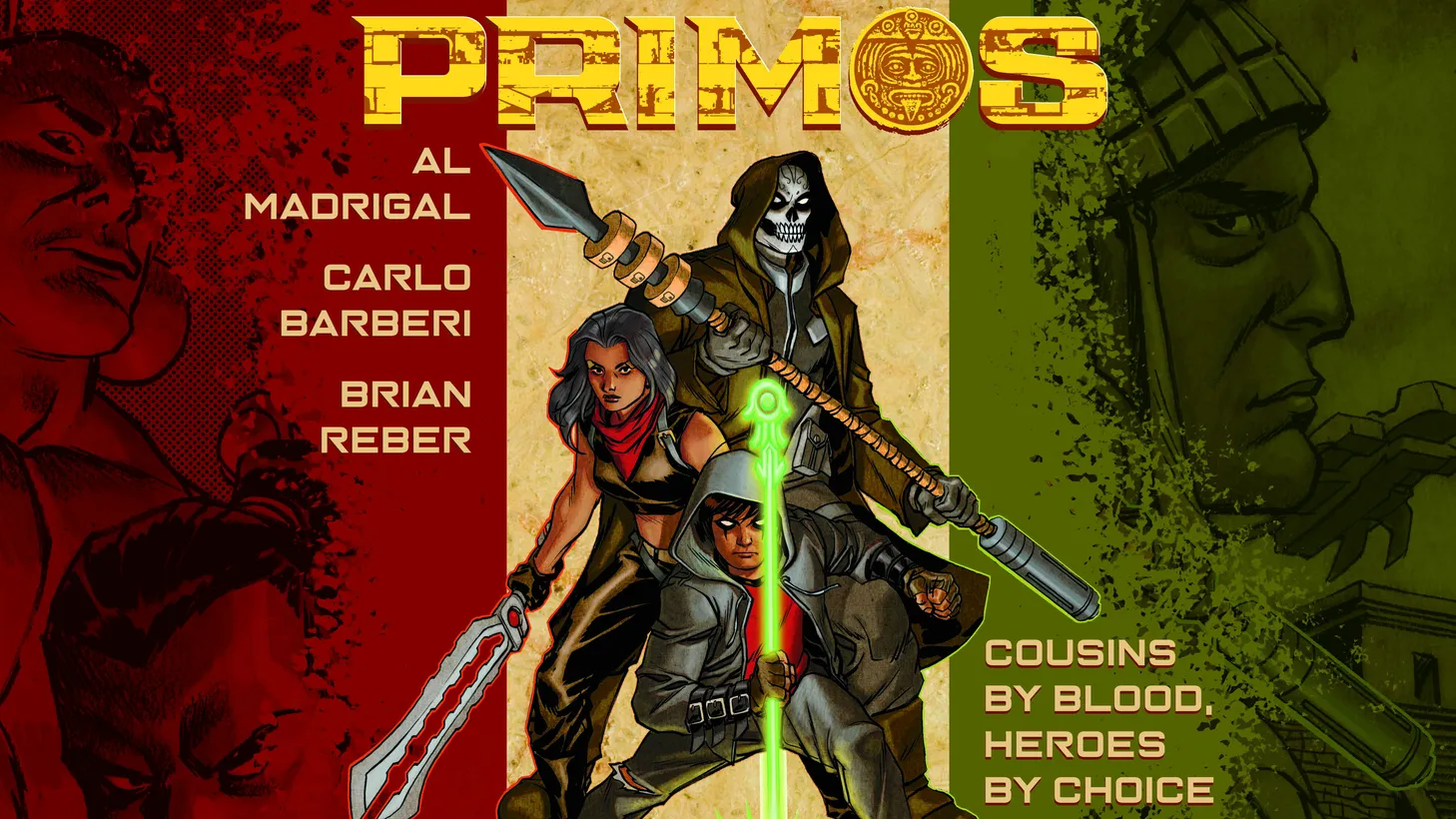 “Primos” is set between Mexico and LA, focusing on cousins Ricky, Javier, and Gina who protect mankind.